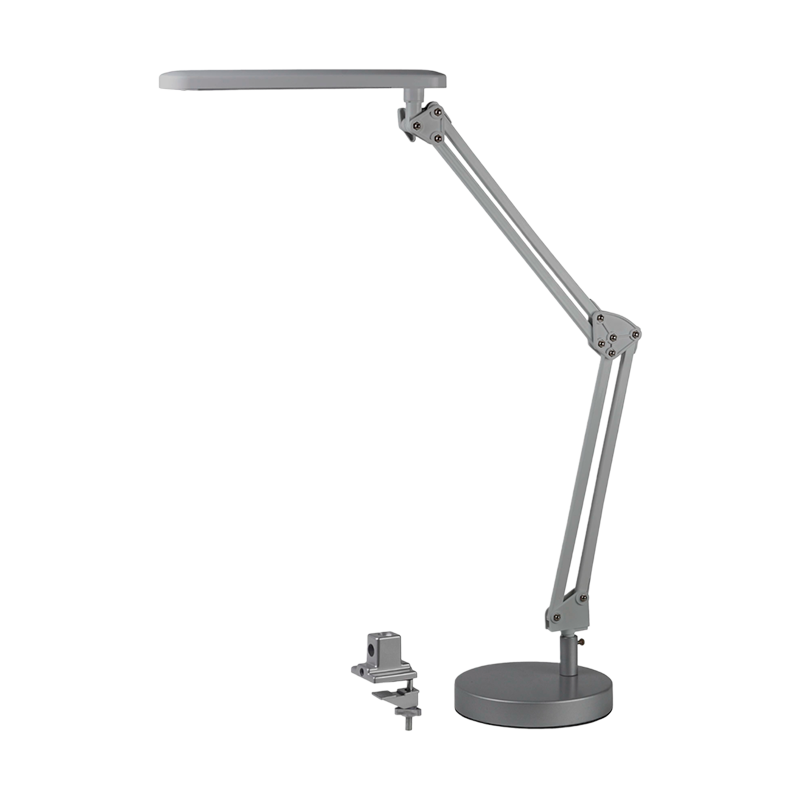 Светильник настольный ЭРА NLED-440 7W 220V 20LED струбцина серебряный (1/6)