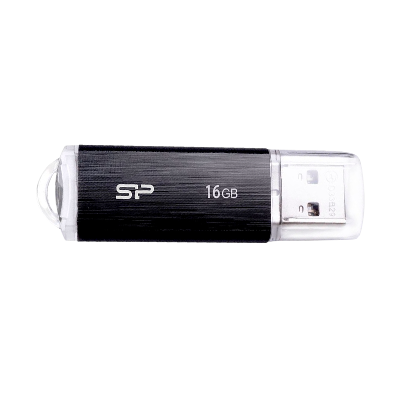 Флеш-накопитель Silicon Power Ultima U02 16GB USB2.0 пластик черный