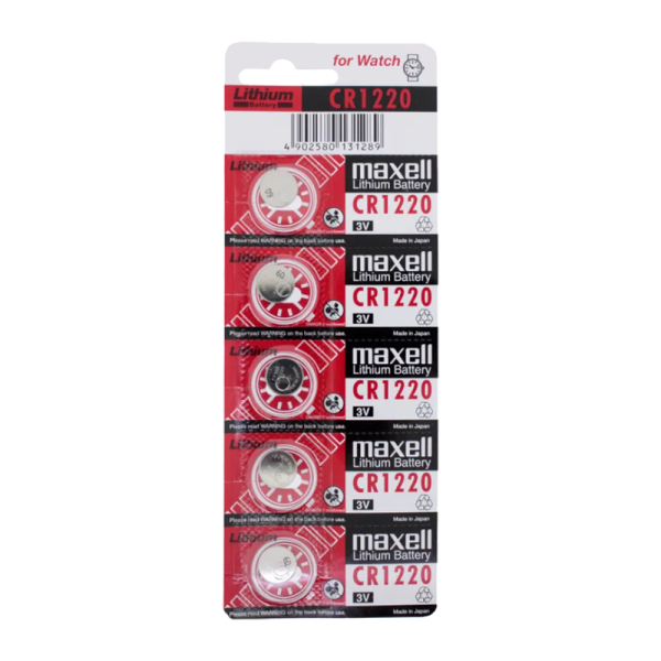 Батарейка Maxell CR1220 BL5 Lithium 3V (5/100/2000)