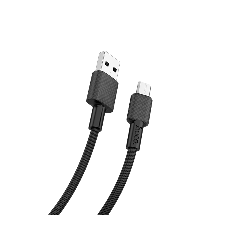 Кабель HOCO X29 USB (m)-microUSB (m) 1.0м 2.0A TPE черный (1/33/330)