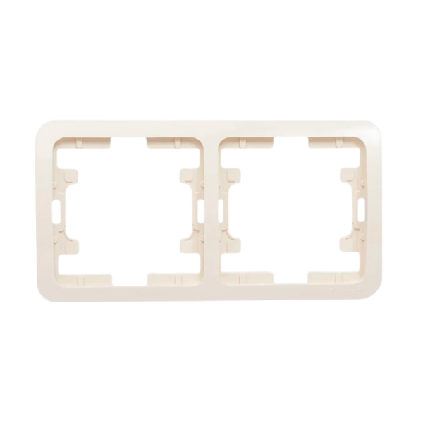 Рамка Makel Lillium Natural 4пост. кремовый 55239 (1/25)