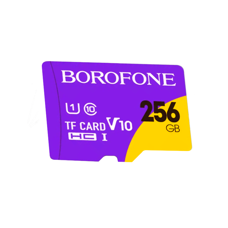 Карта памяти microSD Borofone 256GB Class10 A1 UHS-I (U3) 100 МБ/сек V30 (1/100)