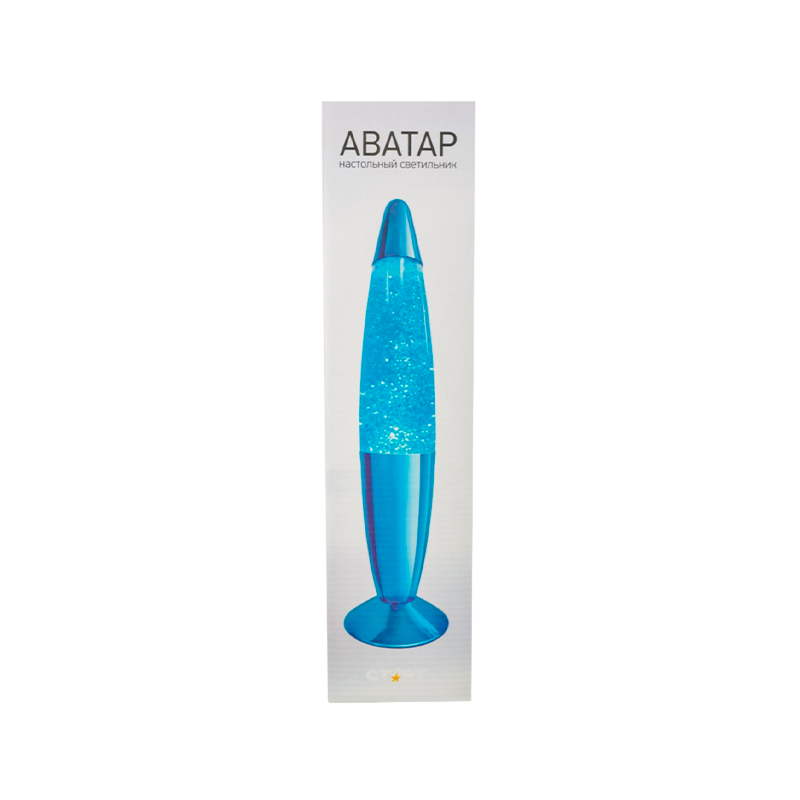 *Светильник настольный Старт АВАТАР 25W 220-230V E14 на основании сенс. синий