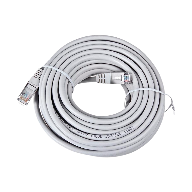 Патч-корд Atcom RJ-45 (m)-RJ-45 (m) 25.0м кат.5е ПВХ 24AWG серый (1/40)