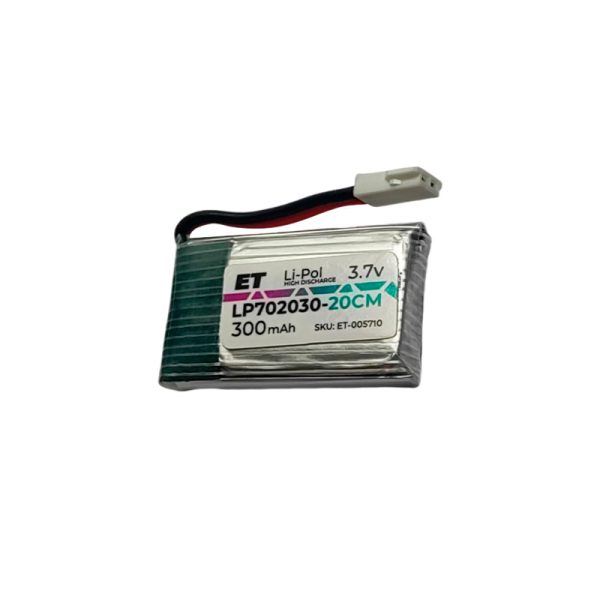 Аккумулятор ET LP702030-20CM Li-Pol, 3.7В, 300мАч (1/20)