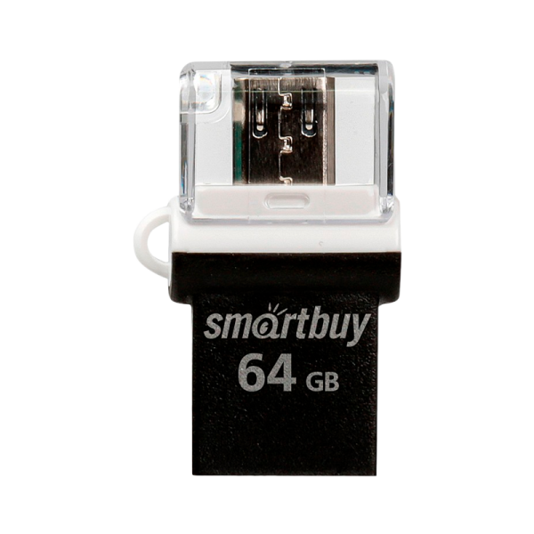 Флеш-накопитель Smartbuy POKO 64GB USB2.0 пластик черный
