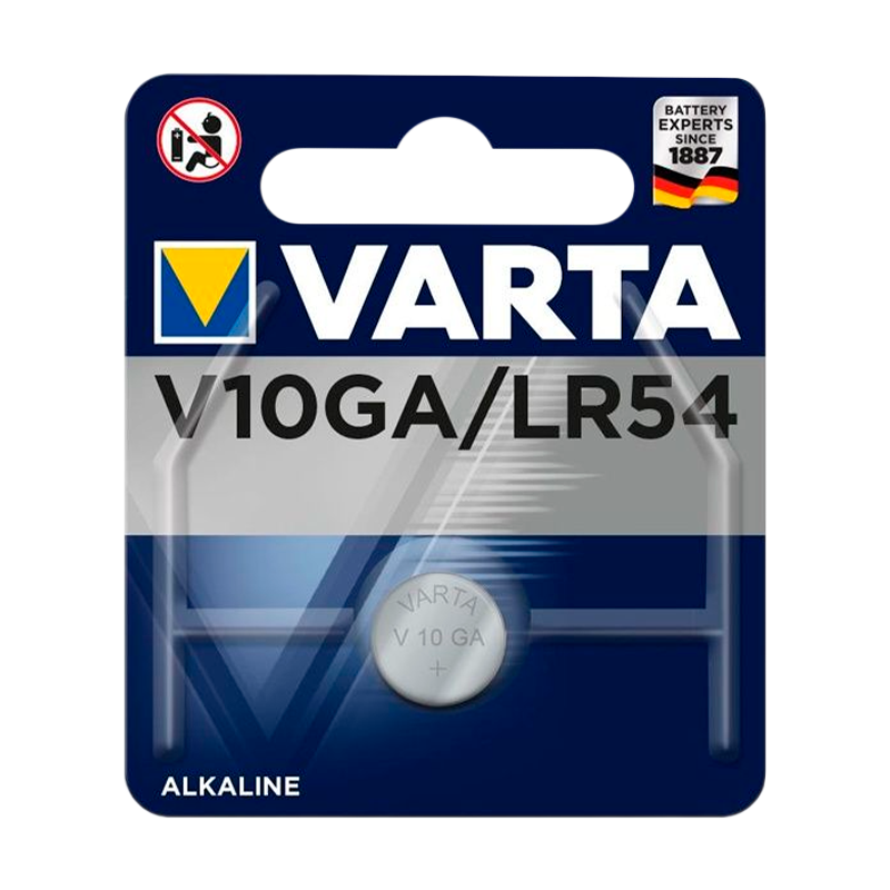 Батарейка Varta ELECTRONICS G10/LR1130/LR54/389A/189 BL1 Alkaline 1.5V (4274) (1/10/100)