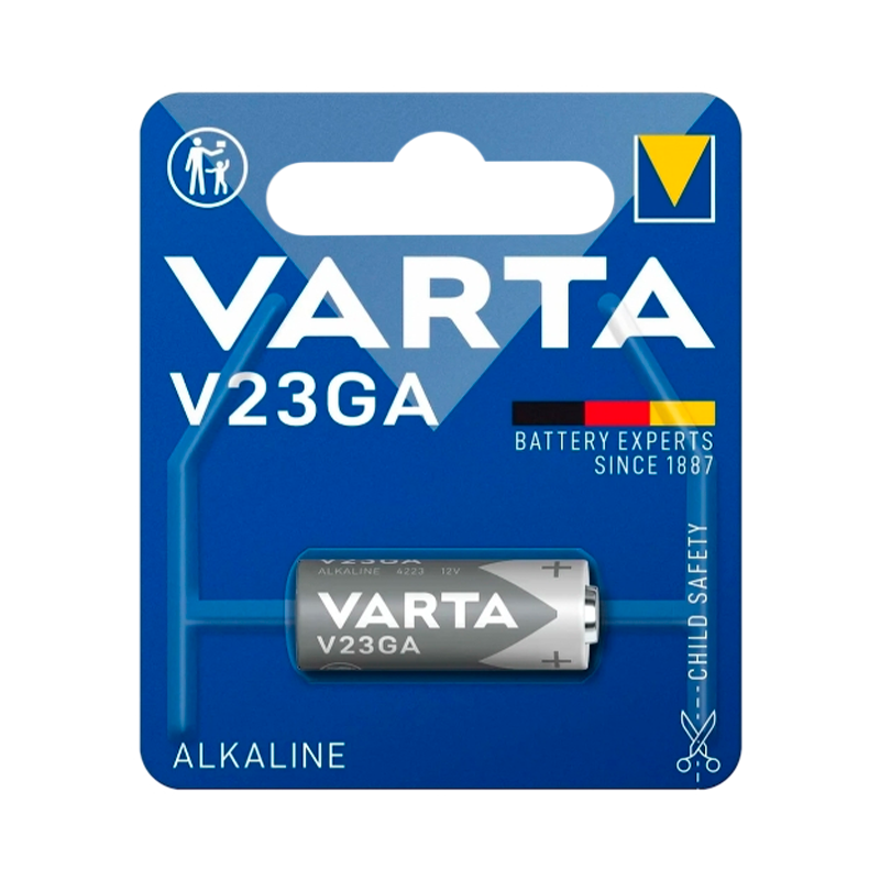 Батарейка Varta ELECTRONICS LR23/V23GA/A23/MN21 BL1 Alkaline 12V (4223) (1/10/100)