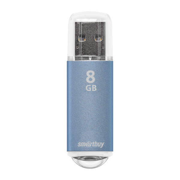 Флеш-накопитель Smartbuy V-Cut 8GB USB2.0 пластик синий