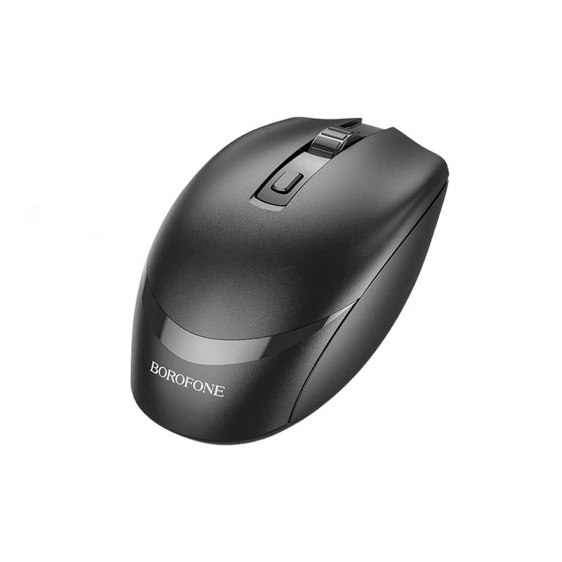 Мышь беспроводная Borofone BG7 классическая USB черный (1/22/88)