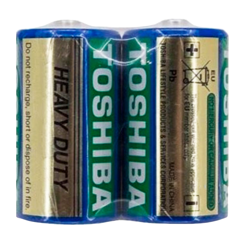 Батарейка Toshiba KG R14 C Shrink 2 Heavy Duty 1.5V (2/24/480)