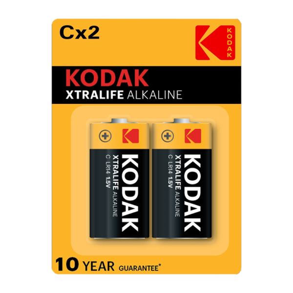 Батарейка Kodak XTRALIFE LR14 C BL2 Alkaline 1.5V (2/20/200)
