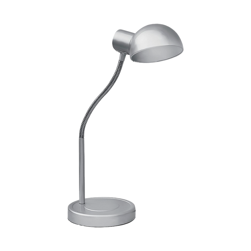 Светильник настольный Camelion KD-306 40W 220V E27 на основании серебряный (1/12)