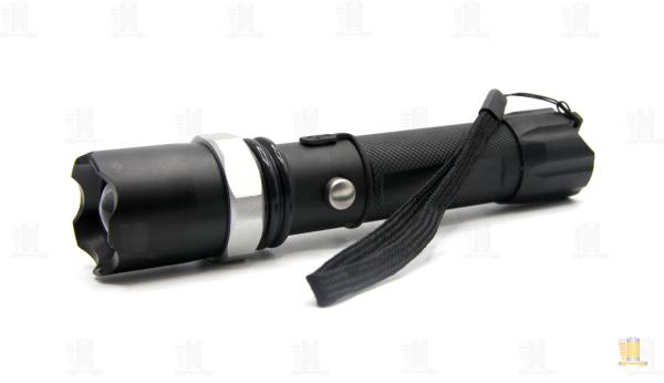 Фонарь универсальный Без бренда SWAT+COB от аккумулятора ZOOM черный