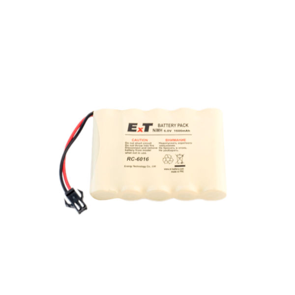 Аккумулятор ET RC-6016VSM BL1 черный, 6.0V, 1600mAh, Ni-Mh (1/60)