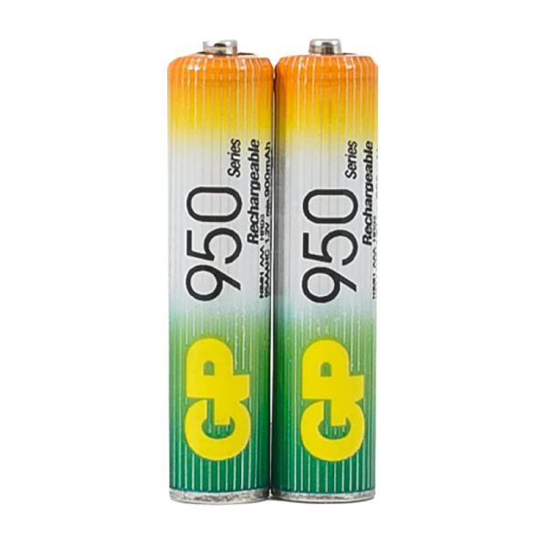 Аккумулятор бытовой GP HR03 AAA BL2 NI-MH 950mAh в пластиковой упаковке (2/20/200)