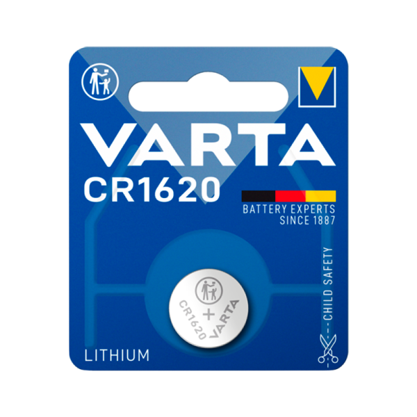Батарейка Varta ELECTRONICS CR1620 BL1 Lithium 3V (6620) (1/10/100)
