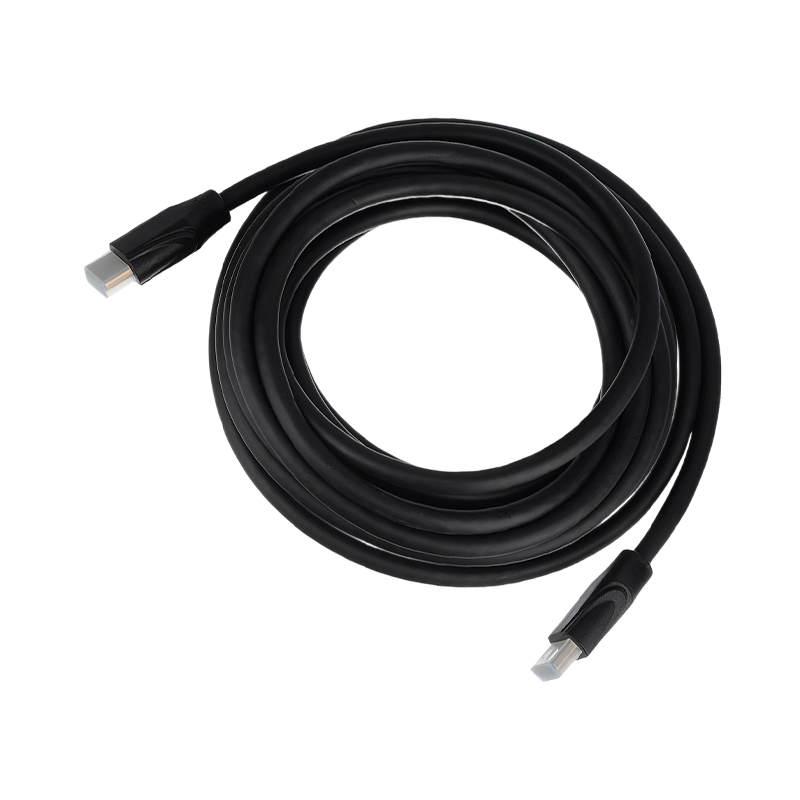 Кабель GoPower HDMI (m)-HDMI (m) 5.0м ПВХ ver.1.4 черный Premium Zip-Lock c подвесом (1/100)