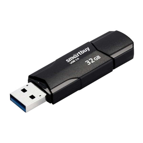 Флеш-накопитель Smartbuy Clue 32GB USB3.1 пластик черный