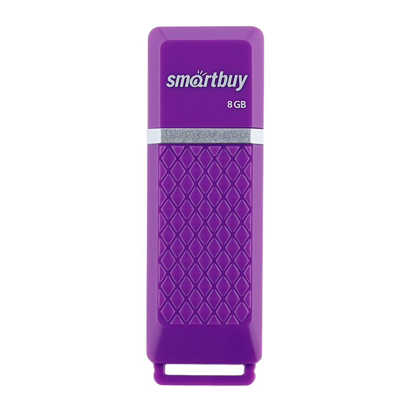 Флеш-накопитель Smartbuy Quartz 8GB USB2.0 пластик фиолетовый