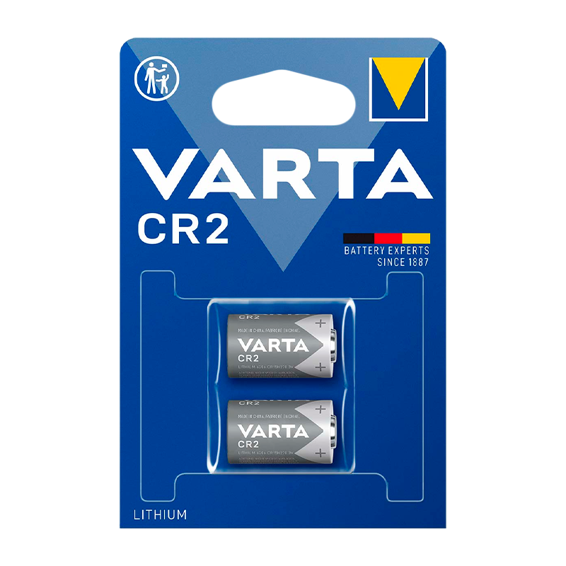 Батарейка Varta ELECTRONICS CR2 BL2 Lithium 3V (6206) (2/20/200)