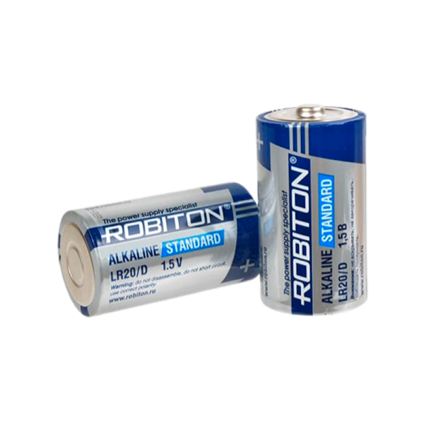 Батарейка ROBITON STANDARD LR20 BULK10, в упак 10 шт (10/120)