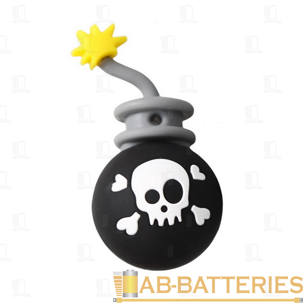 Флеш-накопитель Smartbuy Wild Бомба 16GB USB2.0 силикон черный