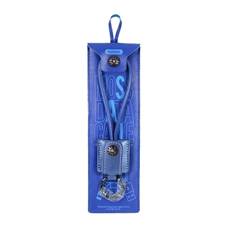 USB кабель REMAX Moss (Micro) RC-079M Синий (0.3M, 2.1A)