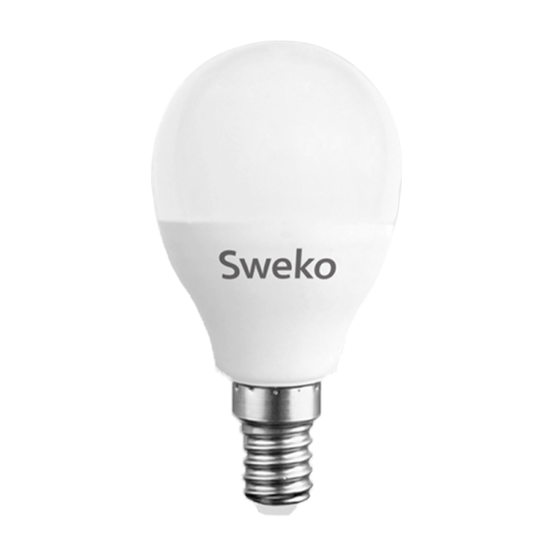 Лампа светодиодная Sweko G45 E14 10W 4000К 230V шар (1/5/100)