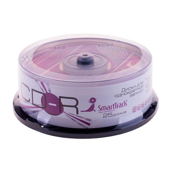 Диск CD-R SmartTrack 700MB 52x 25шт. cake box (25/250)