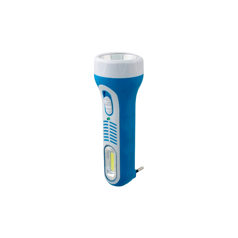 Фонарь туристический Старт LHE 503-B1 3W 3LED от аккумулятора прямая подзарядка синий