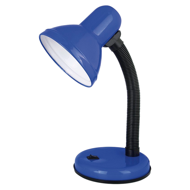 Светильник настольный Ultraflash UF-301P 60W 230V E27 на основании синий (1/32)