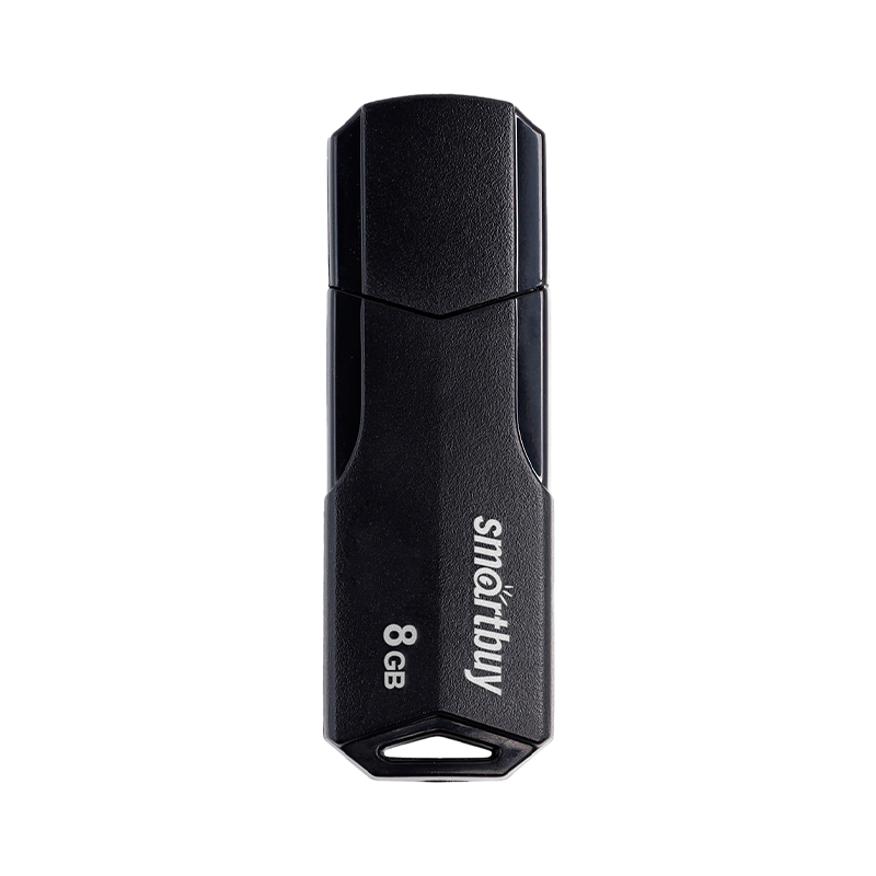 Флеш-накопитель Smartbuy Clue 8GB USB2.0 пластик черный