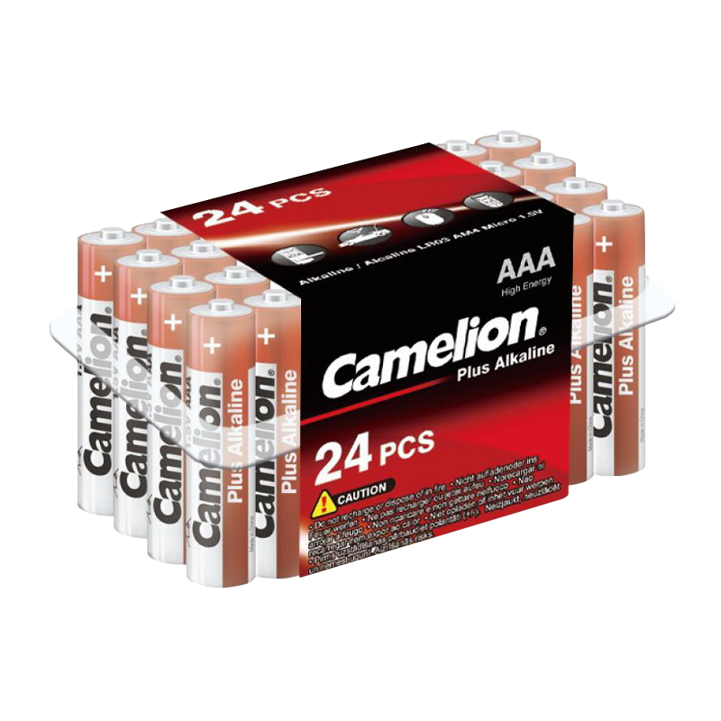 Батарейка Camelion Plus LR03 AAA BOX24 Alkaline 1.5V (24/144/576)