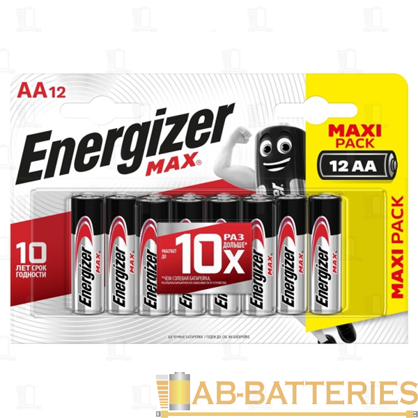 Батарейка Energizer Classic LR6 AA BL12 Alkaline 1.5V (12/72)