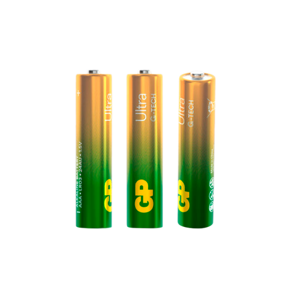 Батарейка GP ULTRA G-Tech LR03 AAA BL2 Alkaline 1.5V (2/20/160)