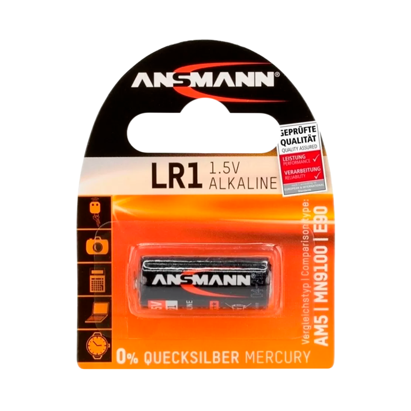 Батарейка ANSMANN&nbsp;&nbsp;LR1 BL1 NEW (1/10/360)