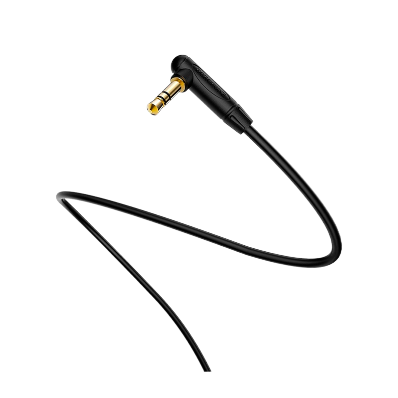 Кабель AUX Borofone BL4 Jack 3.5mm (m)-Jack 3.5mm (m) 1.0м TPE черный (1/63/252)