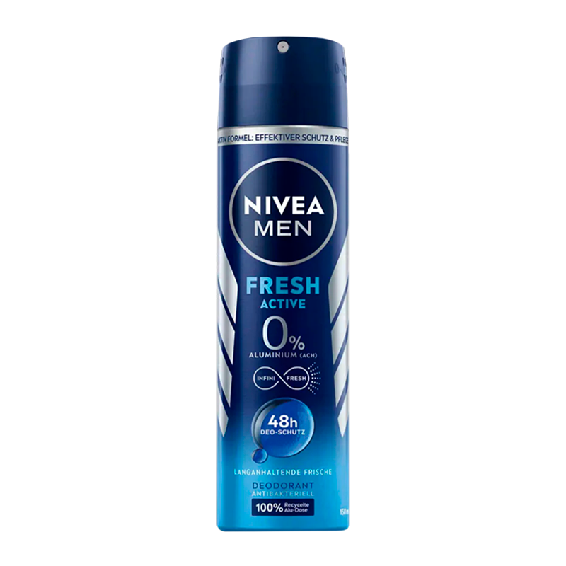 Дезодорант мужской Nivea FRESH ACTIVE Deo спрей 150мл (1/6)