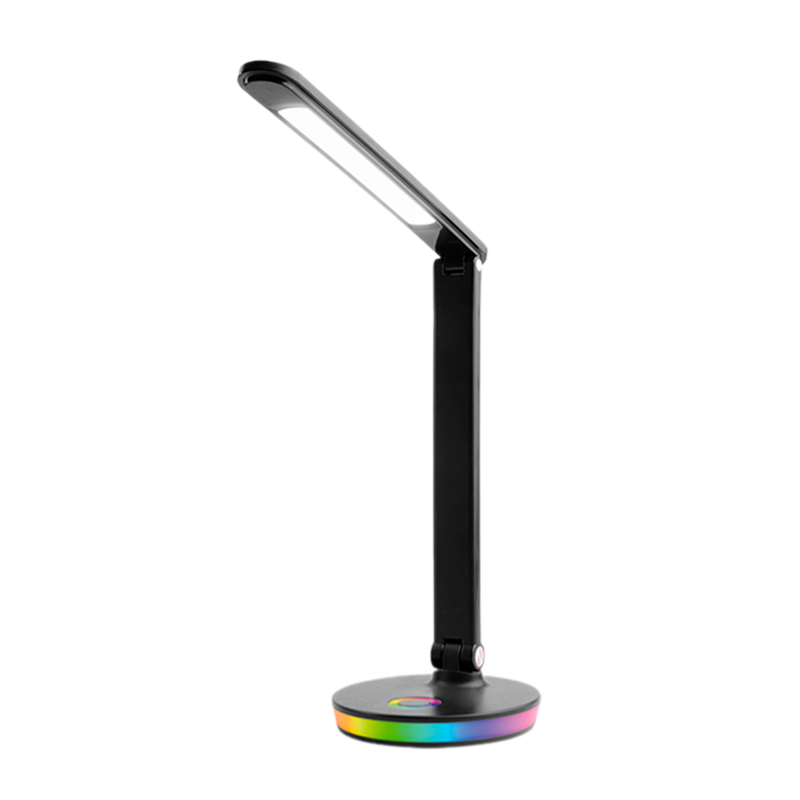 Светильник настольный Ultraflash UF-822 7W 230V на основании 3 цв. RGB черный