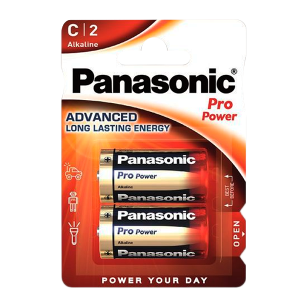 Батарейка Panasonic PRO Power LR14 C BL2 Alkaline 1.5V (2/24)