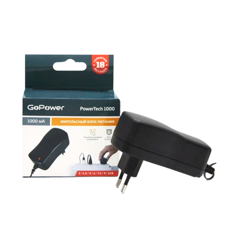 Блок питания GoPower PowerTech 1000 универсальн. импульсный (1/100)