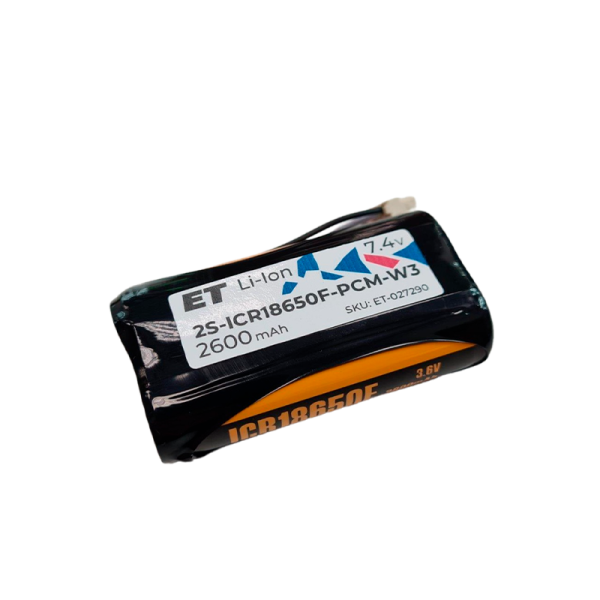 Аккумулятор ET POS-7426-W3 , 2S-ICR18650F-PCM-W3   7.4В, 2600мАч,  для ККТ