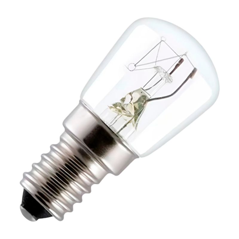 Лампа накаливания Makeeta E14 25W 220-240V для холодильников прозрачная (1/50)