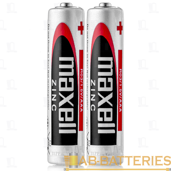 Батарейка Maxell Super Power Ace R03 AAA Shrink 2 Heavy Duty 1.5V (2/40)