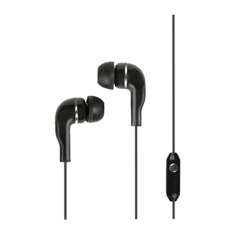 Наушники внутриканальные Smartbuy S4 с микр. черный в пакете (1/100)