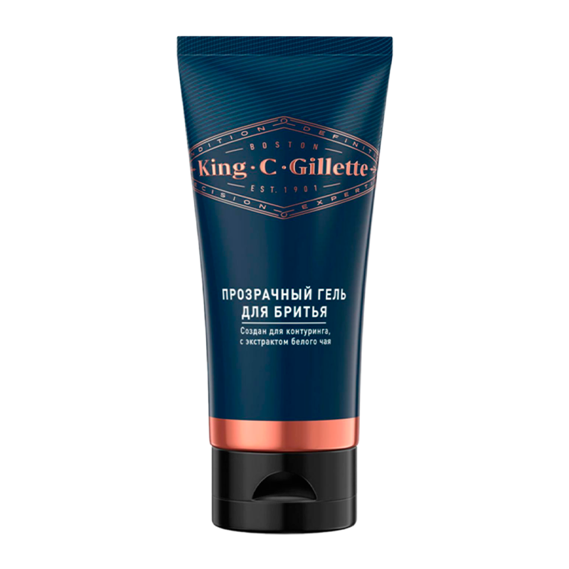 Гель для бритья Gillette King C. с экстрактом белого чая 150мл (1/6)