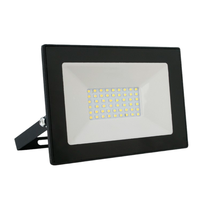 Прожектор светодиодный Ultraflash LFL-7001 70W 230V IP65 6500К холодный черный (1/20)
