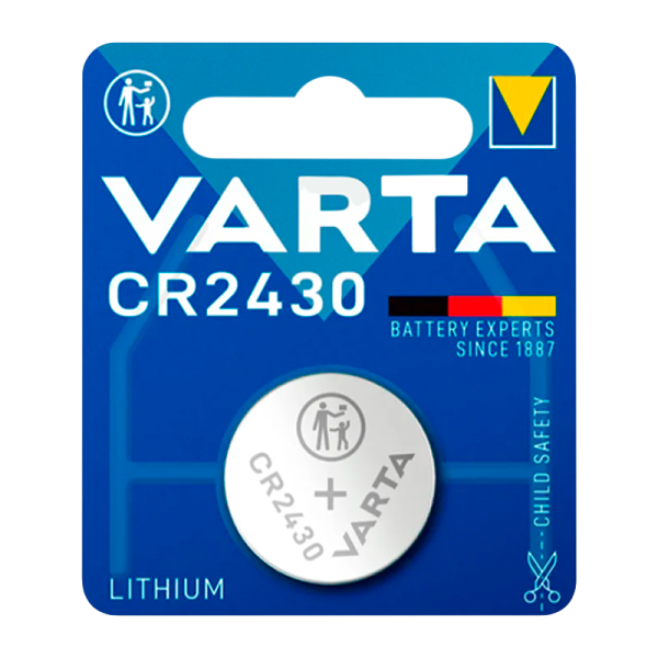 Батарейка Varta ELECTRONICS CR2430 BL1 Lithium 3V (6430) (1/10/100)