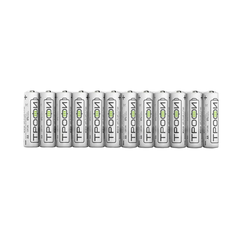 Батарейка Трофи Eco LR6 AA Shrink 12 Alkaline 1.5V (12/60/720/21600)